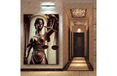 Adalet Tanrıçası Themis Avukat Hukuk Tablosu hkk28