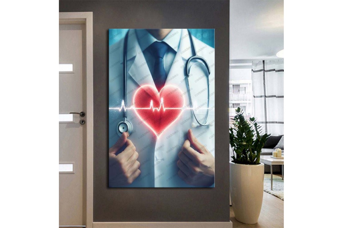 Poliklinik Klinik Hastane Dekorasyonu Medikal Hastane Tablosu hst168