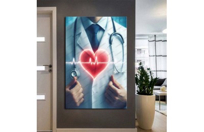 Poliklinik Klinik Hastane Dekorasyonu Medikal Hastane Tablosu hst168