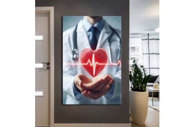 Poliklinik Klinik Hastane Dekorasyonu Medikal Hastane Tablosu hst170