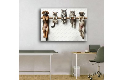 Pet Center Dekorasyon Veteriner Kliniği Tablosu vtr56