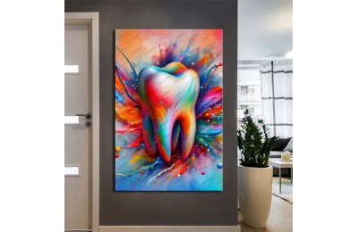 Ağız ve Diş Sağlığı Polikliniği Tabloları Dekoratif Diş, Dekoratif Dişçi, Dişçi Dekorasyonu dsc559