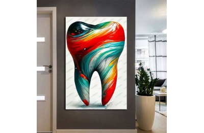 Ağız ve Diş Sağlığı Polikliniği Tabloları Dekoratif Diş, Dekoratif Dişçi, Dişçi Dekorasyonu dsc604