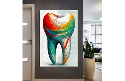 Ağız ve Diş Sağlığı Polikliniği Tabloları Dekoratif Diş, Dekoratif Dişçi, Dişçi Dekorasyonu dsc606