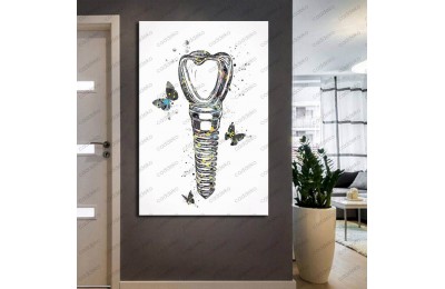 Ağız ve Diş Sağlığı Polikliniği Tabloları Dekoratif Diş, Dekoratif Dişçi, Dişçi Dekorasyonu dsc-119