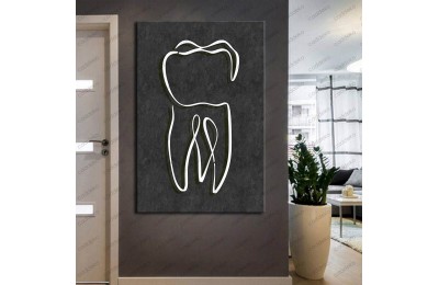 Ağız ve Diş Sağlığı Polikliniği Tabloları Dekoratif Diş, Dekoratif Dişçi, Dişçi Dekorasyonu dsc-170c