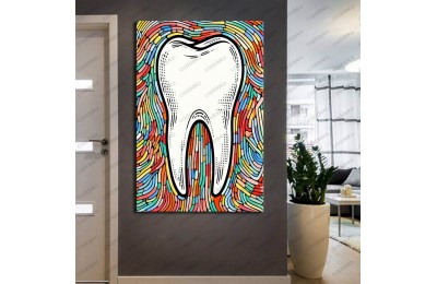 Ağız ve Diş Polikliniği, Dişçi Tabloları Dekoratif Diş, Dekoratif Dişçi, Dişçi Dekorasyonu dsc220