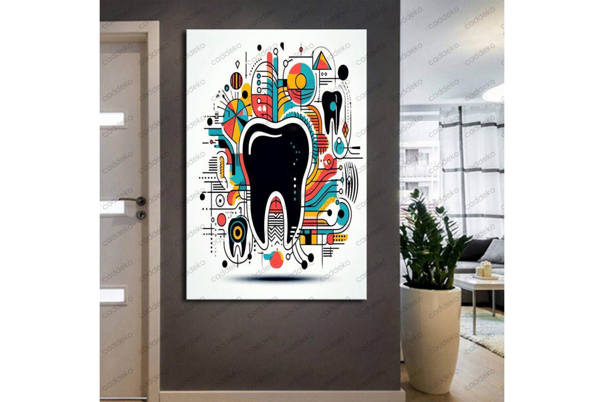 Ağız ve Diş Polikliniği, Dişçi Tabloları Dekoratif Diş, Dekoratif Dişçi, Dişçi Dekorasyonu dsc223