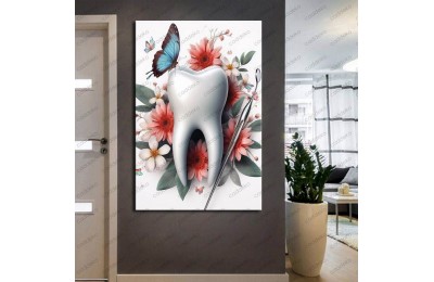 Ağız ve Diş Polikliniği, Dişçi Tabloları Dekoratif Diş, Dekoratif Dişçi, Dişçi Dekorasyonu dsc225