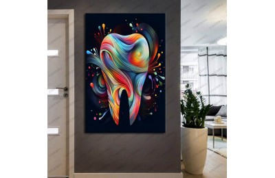 Ağız ve Diş Polikliniği, Dişçi Tabloları Dekoratif Diş, Dekoratif Dişçi, Dişçi Dekorasyonu dsc230