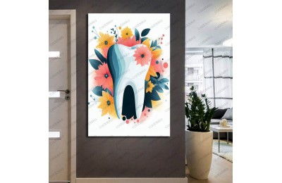 Ağız ve Diş Polikliniği, Dişçi Tabloları Dekoratif Diş, Dekoratif Dişçi, Dişçi Dekorasyonu dsc235