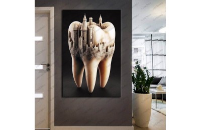 Ağız ve Diş Polikliniği, Dişçi Tabloları Dekoratif Diş, Dekoratif Dişçi, Dişçi Dekorasyonu dsc244