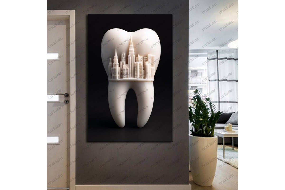 Ağız ve Diş Polikliniği, Dişçi Tabloları Dekoratif Diş, Dekoratif Dişçi, Dişçi Dekorasyonu dsc257