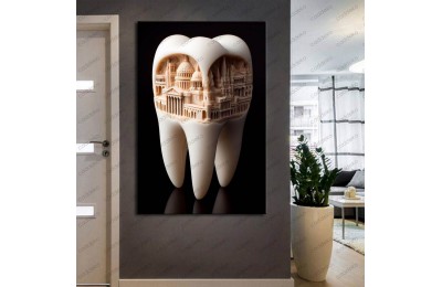 Ağız ve Diş Polikliniği, Dişçi Tabloları Dekoratif Diş, Dekoratif Dişçi, Dişçi Dekorasyonu dsc269