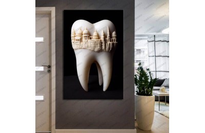 Ağız ve Diş Polikliniği, Dişçi Tabloları Dekoratif Diş, Dekoratif Dişçi, Dişçi Dekorasyonu dsc274