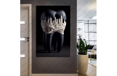 Ağız ve Diş Polikliniği, Dişçi Tabloları Dekoratif Diş, Dekoratif Dişçi, Dişçi Dekorasyonu dsc276