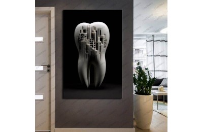 Ağız ve Diş Polikliniği, Dişçi Tabloları Dekoratif Diş, Dekoratif Dişçi, Dişçi Dekorasyonu dsc282