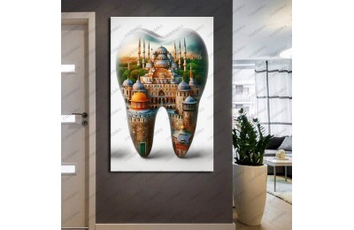 Ağız ve Diş Polikliniği, Dişçi Tabloları Dekoratif Diş, Dekoratif Dişçi, Dişçi Dekorasyonu dsc295