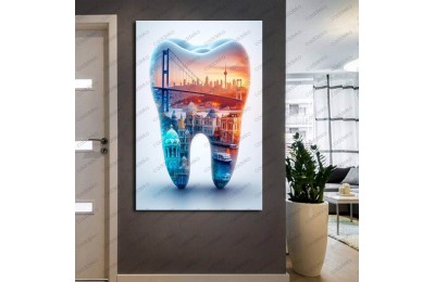 Ağız ve Diş Polikliniği, Dişçi Tabloları Dekoratif Diş, Dekoratif Dişçi, Dişçi Dekorasyonu dsc300
