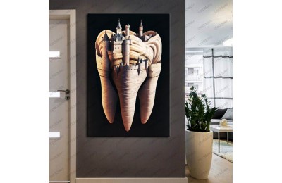 Ağız ve Diş Polikliniği, Dişçi Tabloları Dekoratif Diş, Dekoratif Dişçi, Dişçi Dekorasyonu dsc302