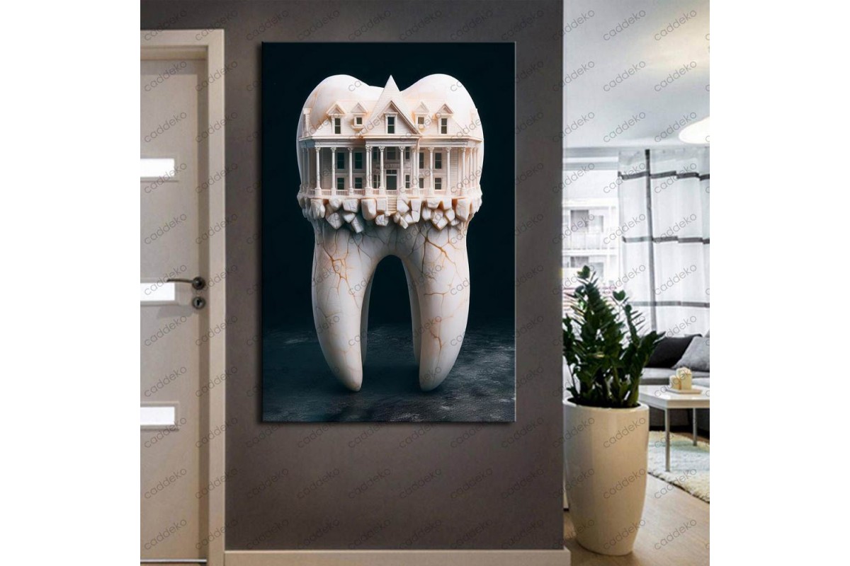 Ağız ve Diş Polikliniği, Dişçi Tabloları Dekoratif Diş, Dekoratif Dişçi, Dişçi Dekorasyonu dsc308