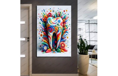 Ağız ve Diş Polikliniği, Dişçi Tabloları Dekoratif Diş, Dekoratif Dişçi, Dişçi Dekorasyonu dsc312