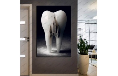 Ağız ve Diş Polikliniği, Dişçi Tabloları Dekoratif Diş, Dekoratif Dişçi, Dişçi Dekorasyonu dsc313