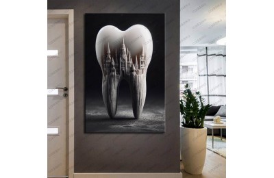 Ağız ve Diş Polikliniği, Dişçi Tabloları Dekoratif Diş, Dekoratif Dişçi, Dişçi Dekorasyonu dsc318