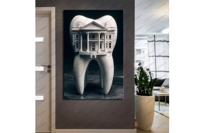 Ağız ve Diş Polikliniği, Dişçi Tabloları Dekoratif Diş, Dekoratif Dişçi, Dişçi Dekorasyonu dsc321