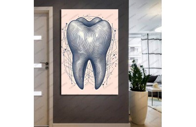 Ağız ve Diş Polikliniği, Dişçi Tabloları Dekoratif Diş, Dekoratif Dişçi, Dişçi Dekorasyonu dsc323