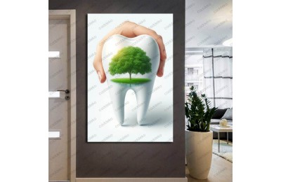 Ağız ve Diş Polikliniği, Dişçi Tabloları Dekoratif Diş, Dekoratif Dişçi, Dişçi Dekorasyonu dsc340