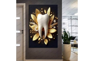 Ağız ve Diş Polikliniği, Dişçi Tabloları Dekoratif Diş, Dekoratif Dişçi, Dişçi Dekorasyonu dsc368