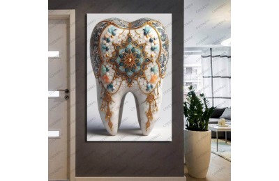 Ağız ve Diş Polikliniği, Dişçi Tabloları Dekoratif Diş, Dekoratif Dişçi, Dişçi Dekorasyonu dsc371