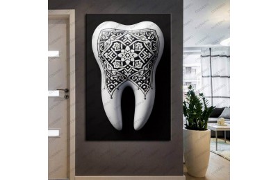 Ağız ve Diş Polikliniği, Dişçi Tabloları Dekoratif Diş, Dekoratif Dişçi, Dişçi Dekorasyonu dsc373