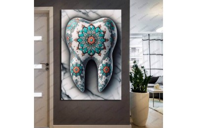Ağız ve Diş Polikliniği, Dişçi Tabloları Dekoratif Diş, Dekoratif Dişçi, Dişçi Dekorasyonu dsc375