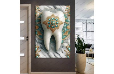 Ağız ve Diş Polikliniği, Dişçi Tabloları Dekoratif Diş, Dekoratif Dişçi, Dişçi Dekorasyonu dsc381