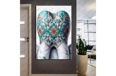 Ağız ve Diş Polikliniği, Dişçi Tabloları Dekoratif Diş, Dekoratif Dişçi, Dişçi Dekorasyonu dsc401