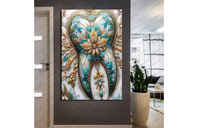 Ağız ve Diş Polikliniği, Dişçi Tabloları Dekoratif Diş, Dekoratif Dişçi, Dişçi Dekorasyonu dsc408