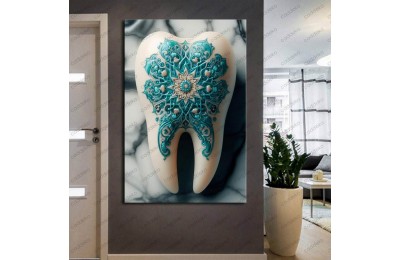 Ağız ve Diş Polikliniği, Dişçi Tabloları Dekoratif Diş, Dekoratif Dişçi, Dişçi Dekorasyonu dsc413