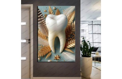 Ağız ve Diş Polikliniği, Dişçi Tabloları Dekoratif Diş, Dekoratif Dişçi, Dişçi Dekorasyonu dsc414