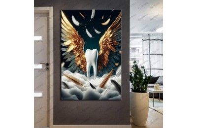 Ağız ve Diş Polikliniği, Dişçi Tabloları Dekoratif Diş, Dekoratif Dişçi, Dişçi Dekorasyonu dsc421