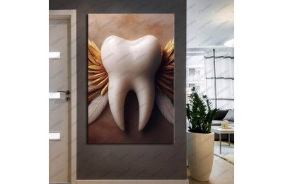 Ağız ve Diş Polikliniği, Dişçi Tabloları Dekoratif Diş, Dekoratif Dişçi, Dişçi Dekorasyonu dsc422