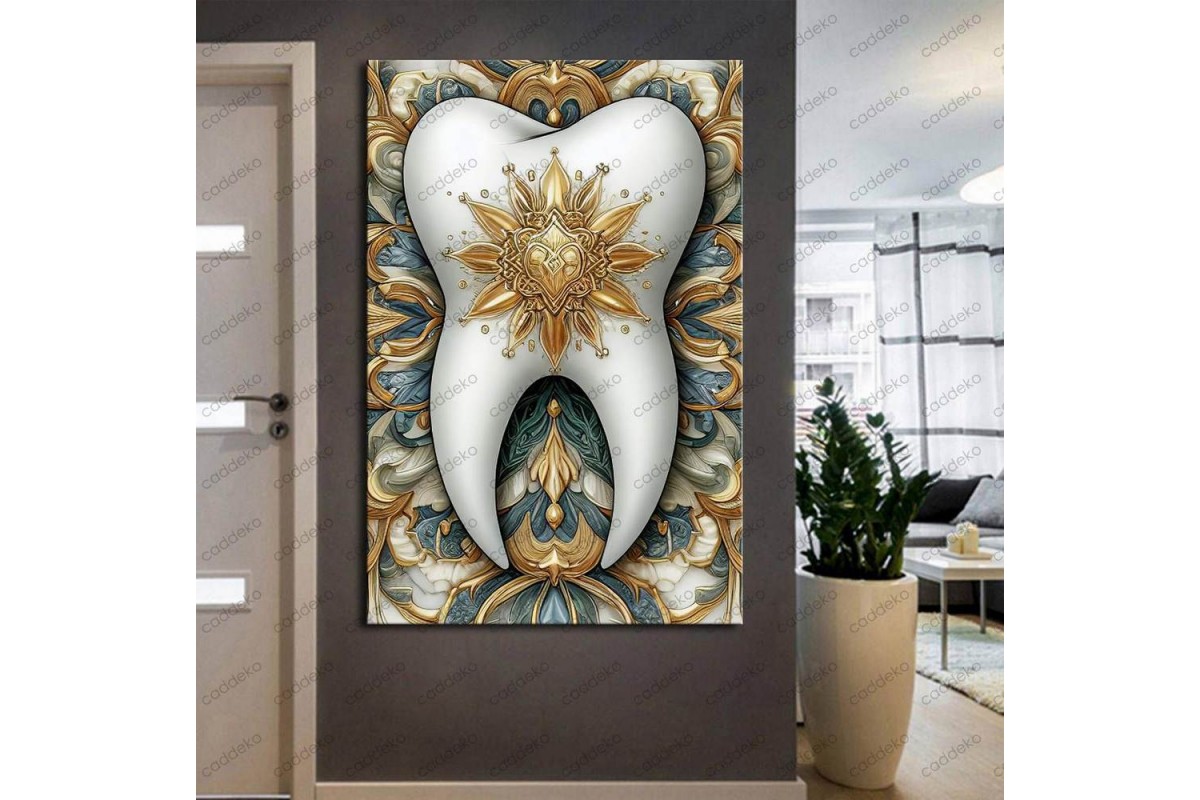 Ağız ve Diş Polikliniği, Dişçi Tabloları Dekoratif Diş, Dekoratif Dişçi, Dişçi Dekorasyonu dsc429