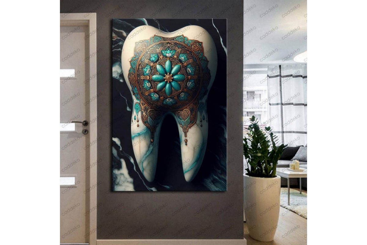 Ağız ve Diş Polikliniği, Dişçi Tabloları Dekoratif Diş, Dekoratif Dişçi, Dişçi Dekorasyonu dsc435