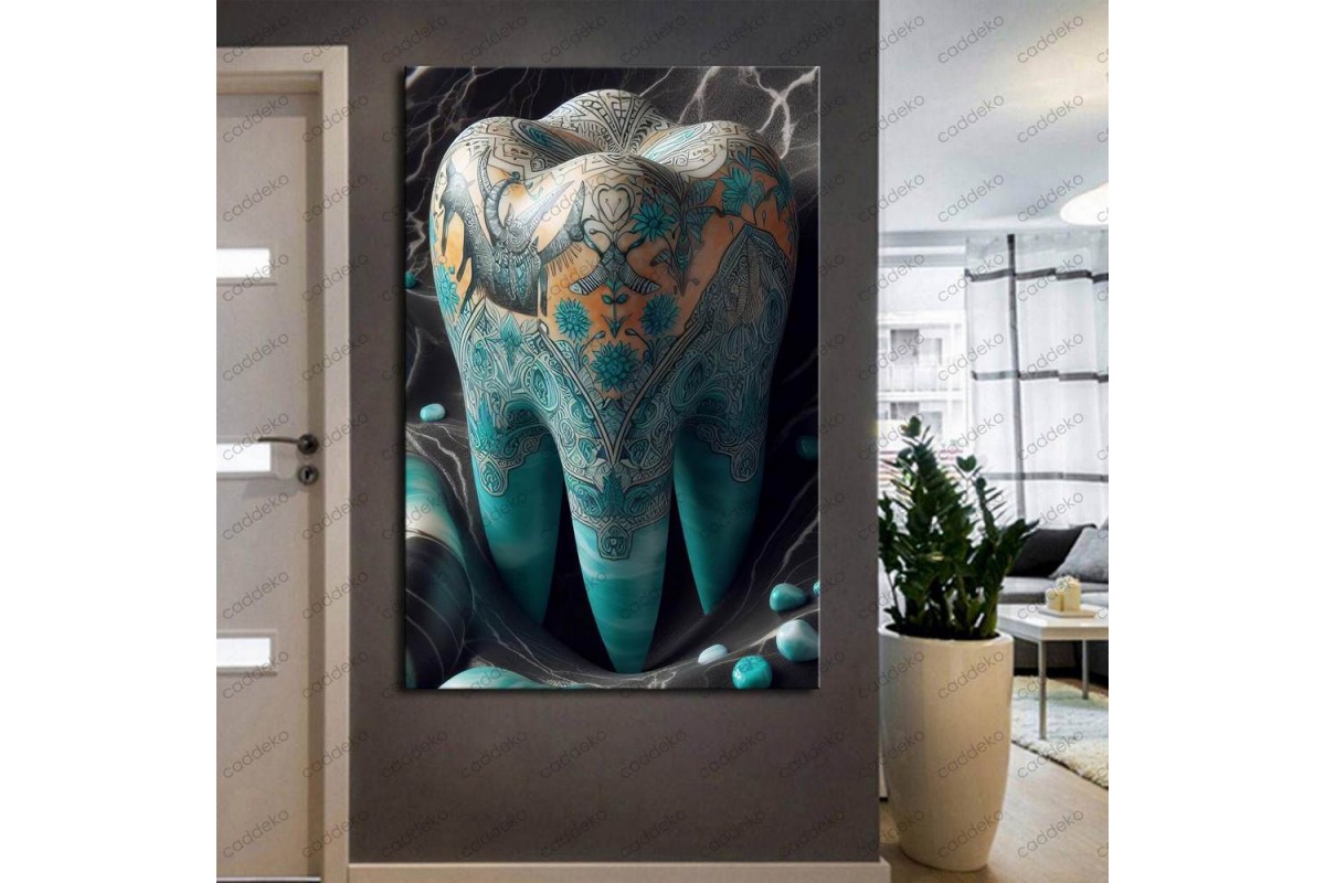 Ağız ve Diş Polikliniği, Dişçi Tabloları Dekoratif Diş, Dekoratif Dişçi, Dişçi Dekorasyonu dsc437