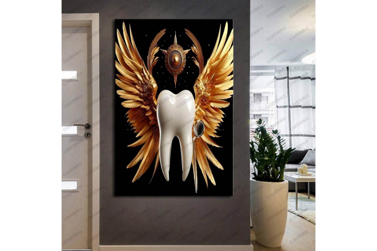 Ağız ve Diş Polikliniği, Dişçi Tabloları Dekoratif Diş, Dekoratif Dişçi, Dişçi Dekorasyonu dsc448