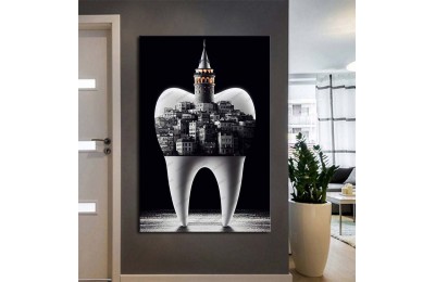 Ağız ve Diş Sağlığı Diş Tablosu Diş Hastanesi Dekorasyon İstanbul Galata Kulesi dsc466