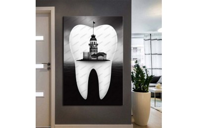 Ağız ve Diş Sağlığı Diş Tablosu Diş Hastanesi Dekorasyon İstanbul Kız Kulesi dsc468