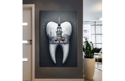 Ağız ve Diş Sağlığı Diş Tablosu Diş Hastanesi Dekorasyon İstanbul Kız Kulesi dsc472