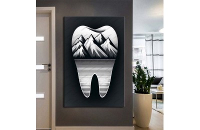 Ağız ve Diş Sağlığı Diş Tablosu Diş Hastanesi Dekorasyon Alp Dağları dsc494